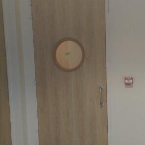 Porte pare flamme avec occulus